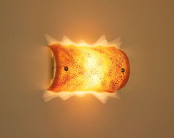 Art Glass Wall Sconce. Organic Design Lighting. Lighting sconce. Living room lights. Wall lamp.