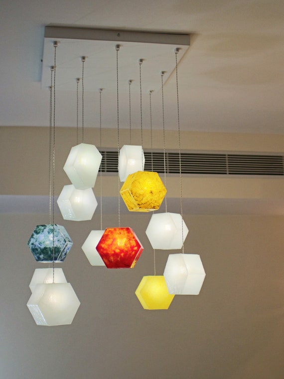Hexagon shaped lights deals