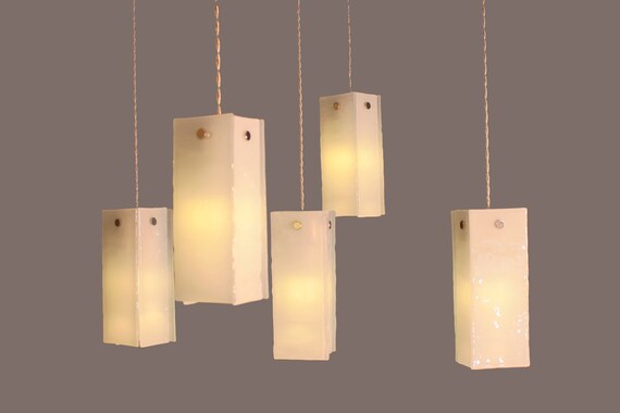Fused glass sale pendant lights