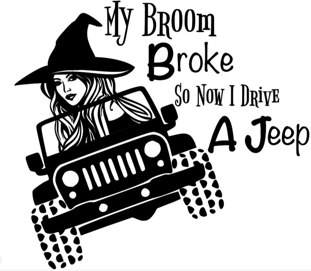 8x7.25 My Broom Broke so Now I Drive A Stick - Etsy