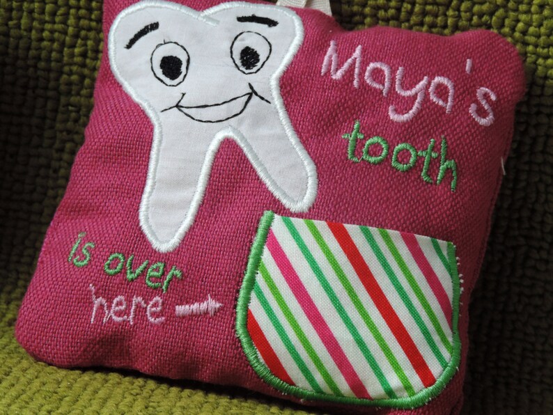 In the hoop Tooth Fairy Pillow Tooth Fairy Pillow Pattern | Etsy