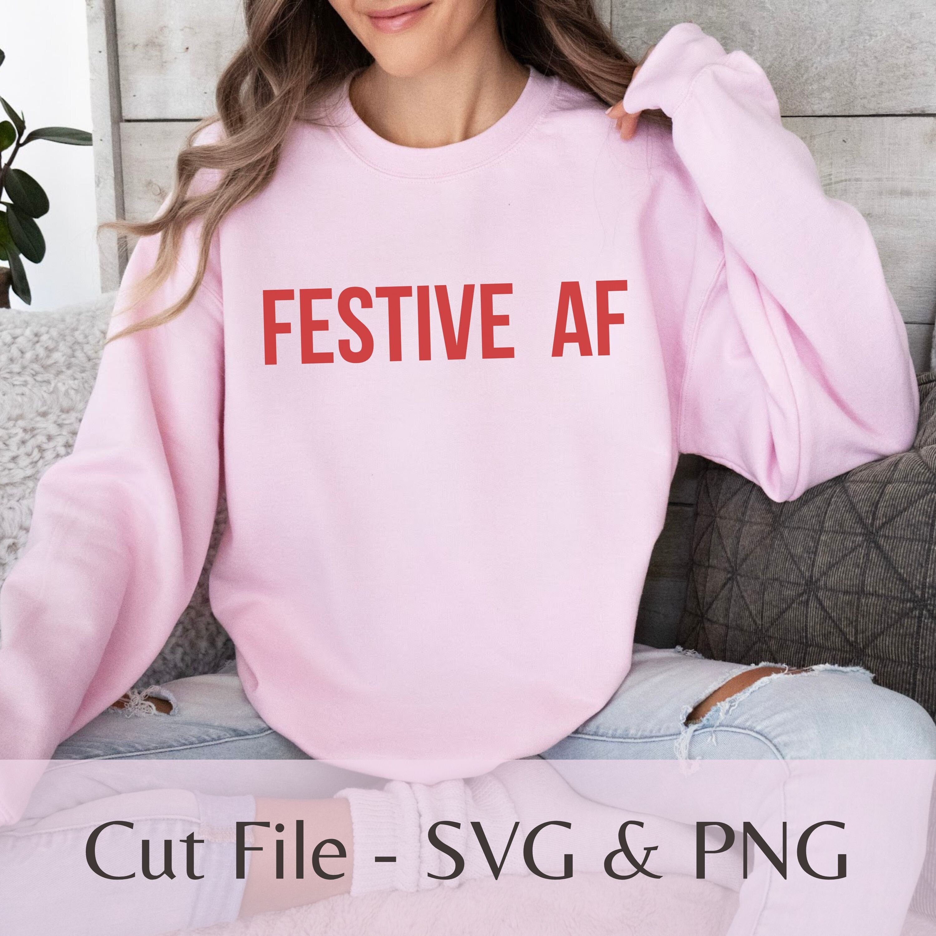 Festive af pink sweatshirt hotsell