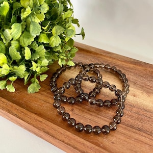 Smokey Quartz 8mm Bracelet