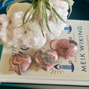 Rhodochrosite Heart