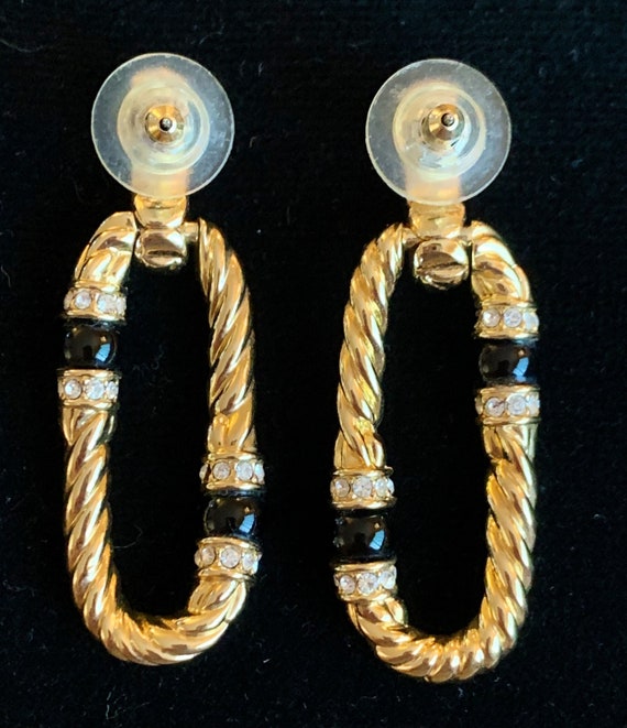 Swarovski Cable Link Earrings - image 2