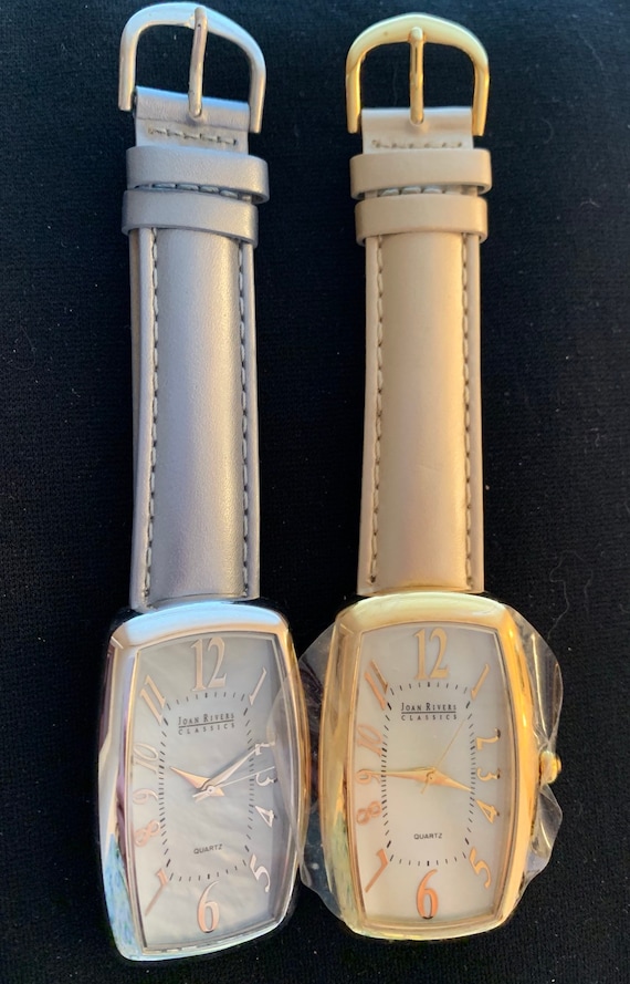 Pair of Joan Rivers Silver and Gold  Watches