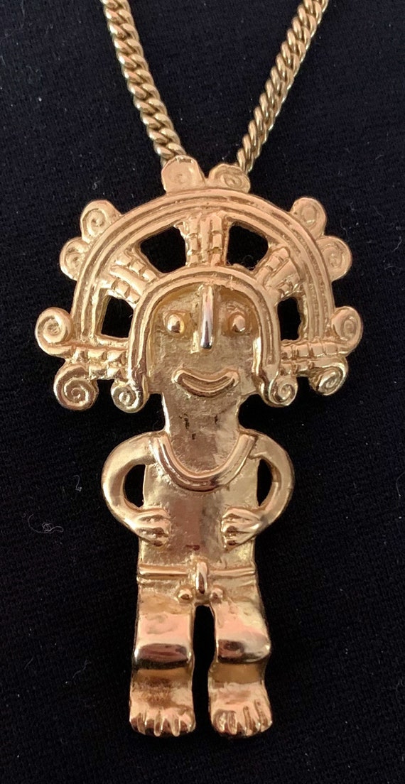 Alva Studios Mayan Warrior Necklace