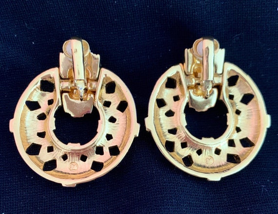 Swarovski Rhinestone Statement Earrings - image 2