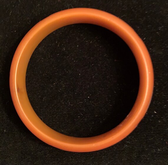 Carved Bakelite Bracelet / Bangle - image 3