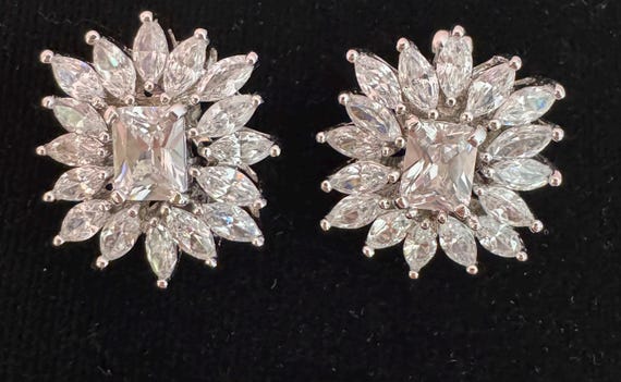 Joan Rivers Crystal Earrings