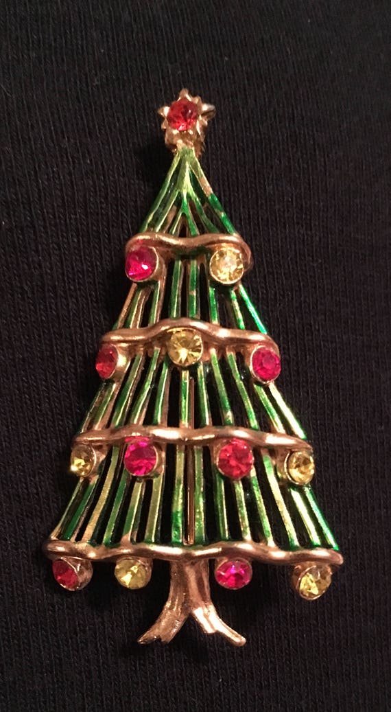 Hedy Christmas Tree Brooch / Pin
