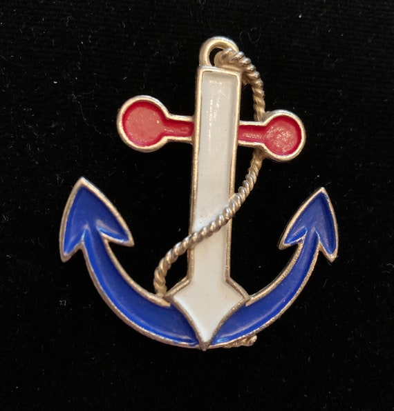 Anchor brooch best sale pin