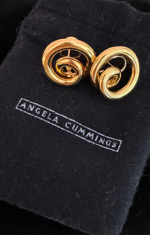 Angela Cummings 18K Gold Earrings