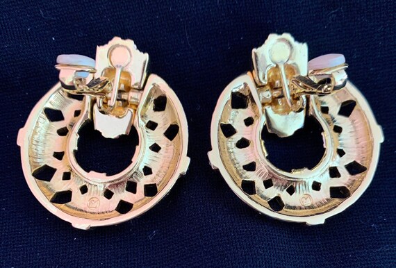 Swarovski Rhinestone Statement Earrings - image 3