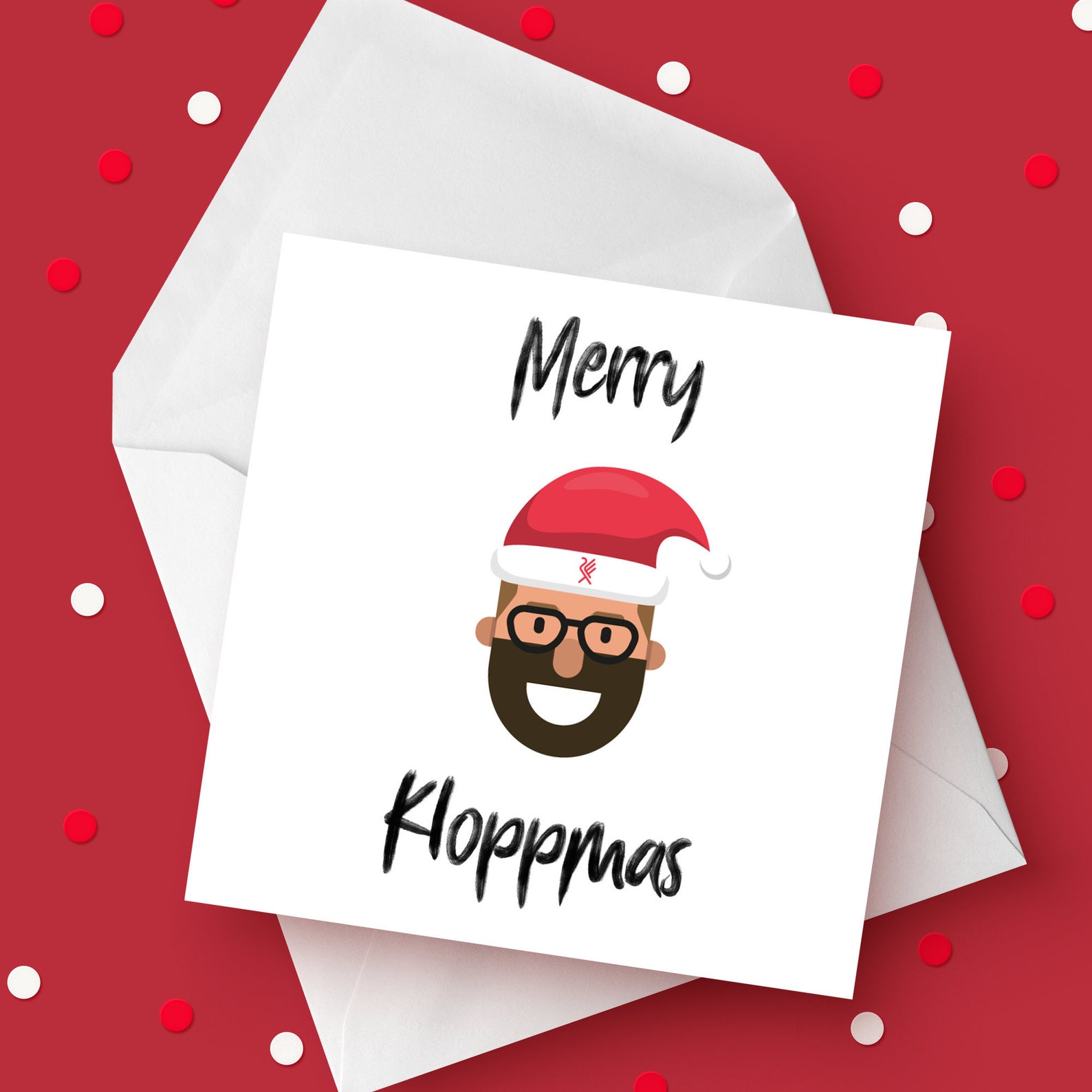 Klopp Christmas Card Liverpool Christmas Liverpool Fan Xmas Etsy