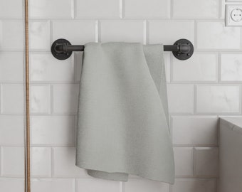 Industrial pipe hand towel rack || towel bar