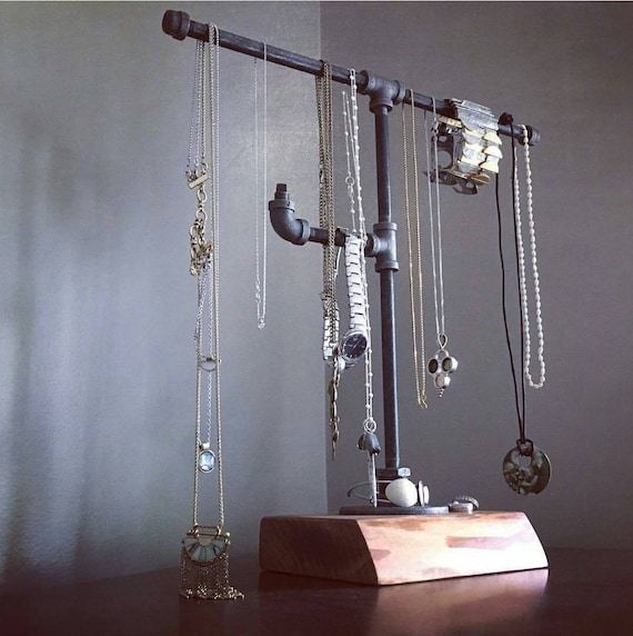 Industrial Pipe Jewelry Stand Jewelry Display Jewelry Rack