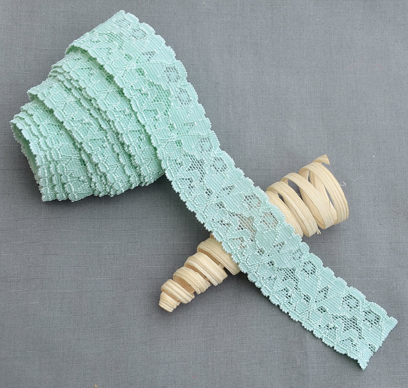 mint green garter belt Sofia Garter Belt Navy main image 1
