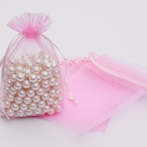 100 Pcs 4x6 Organza Bags Wedding Favor Bags Party Gift Bags Candy Bags ...