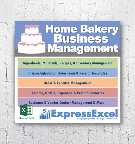 Cake Decorating Home Bakery Business Management Software