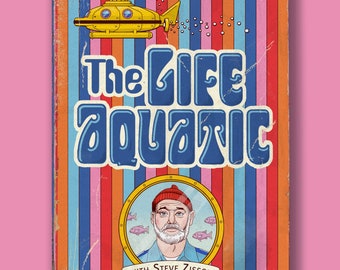 The Life Aquatic Book Cover Print