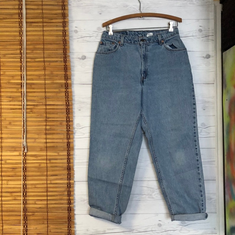 Vtg Levi\u2019s Mom Jeans High Waisted 550 Tapered 12