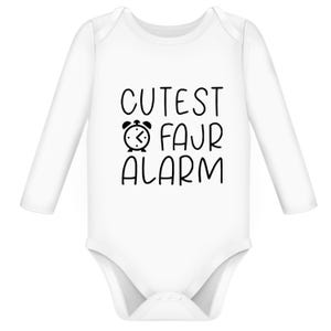 Islamic baby shower gift personalised onesie for Muslim newborn baby.