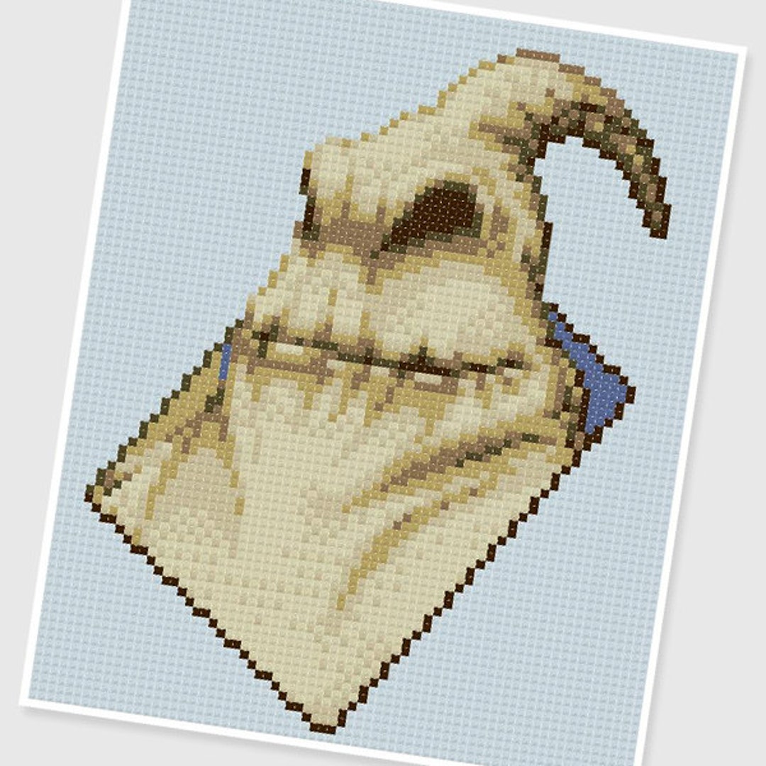 PDF Cross Stitch Pattern 0249.oogie Nightmare Before - Etsy