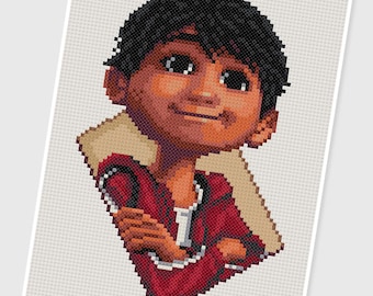 PDF Stickvorlage - 0086_Miguel ( CoCo ) - SOFORT DOWNLOAD
