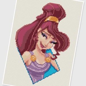 PDF Cross Stitch pattern - 0020.Megara - INSTANT DOWNLOAD