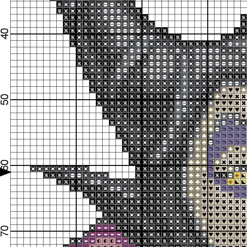 PDF Cross Stitch Pattern 0247.maleficent Sleeping Beauty | Etsy