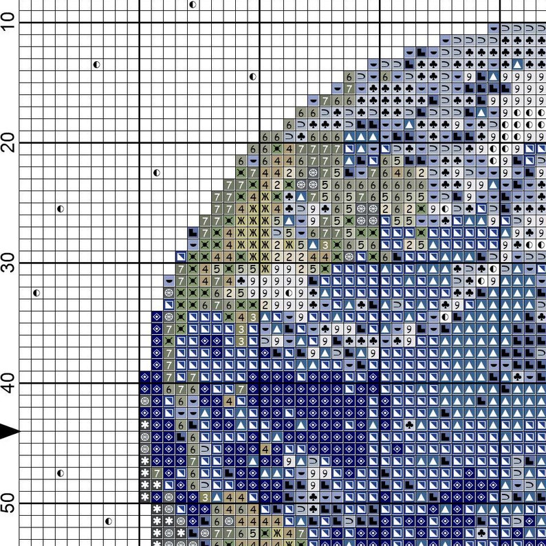 PDF Cross Stitch pattern 0053.Earth INSTANT Etsy