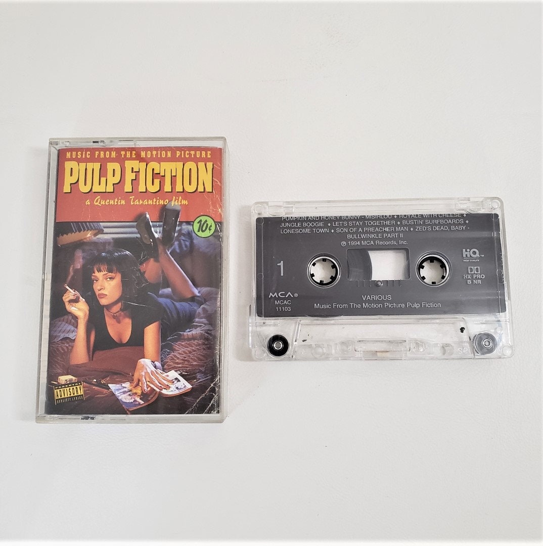 Pulp Fiction Soundtrack Cassette Tape - 1994 MCA Records - Kool