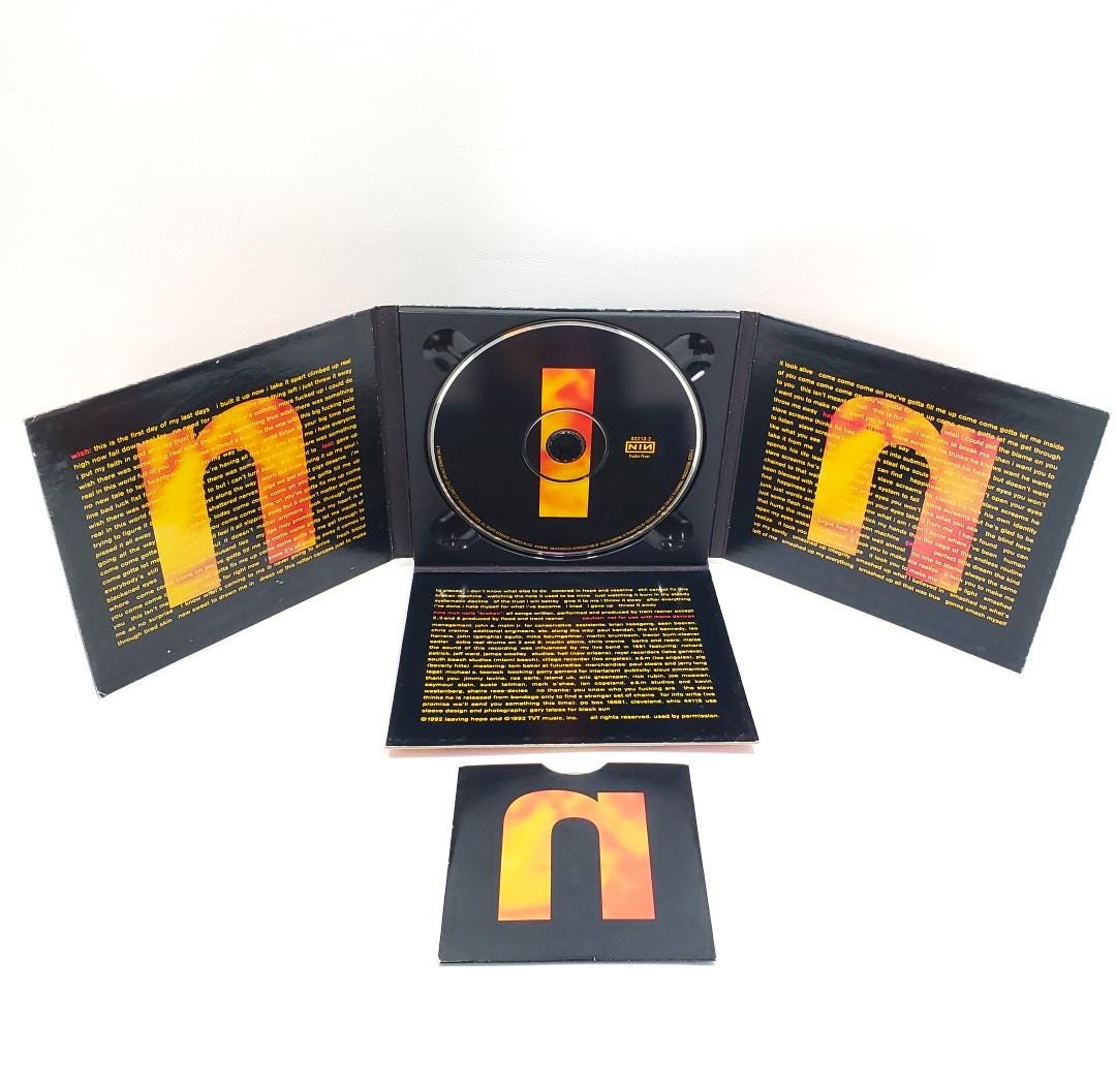 1992 Nine Inch Nails Broken CD With 3