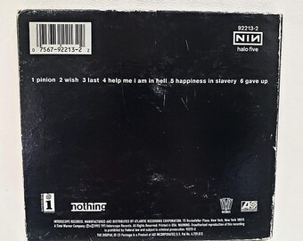1992 Nine Inch Nails Broken CD With 3