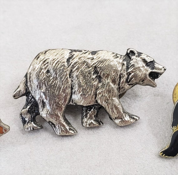 Bear Pins, Mafco and MM Limited Chicago, Lot of 3 - image 3