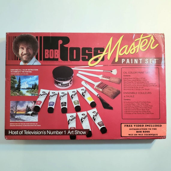 Bob Ross Master Paint Set With VHS Martin er Co No. Etsy