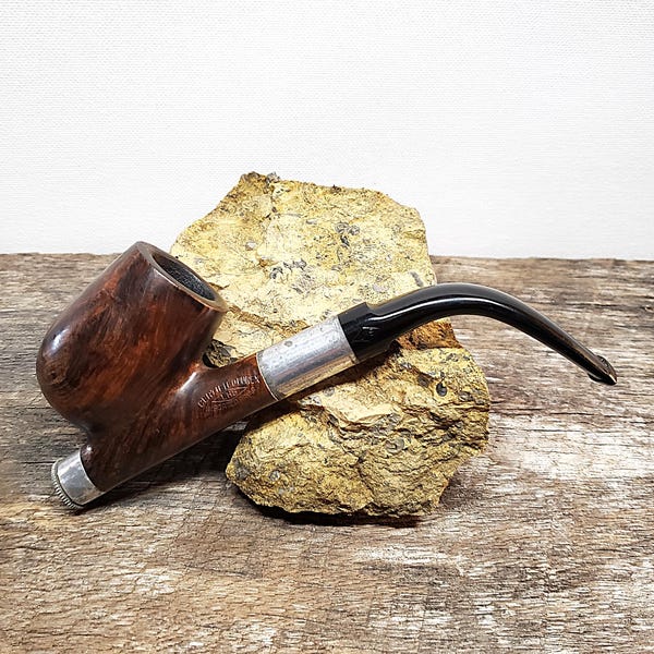 The Bavarian - Purex certifié LHS - Bruyère importée - Pipe vintage en forme de cavalier