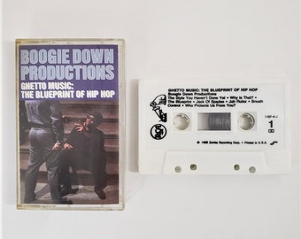 Boogie Down Productions Ghetto Music: The Blueprint of Hip Hop - Cassette Tape - Tested and Working - 1989 BMG