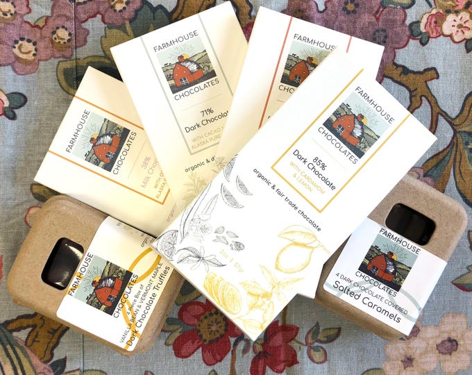 Chocolate Lovers' Bundle: Caramels, Organic Chocolate Truffles & Bars