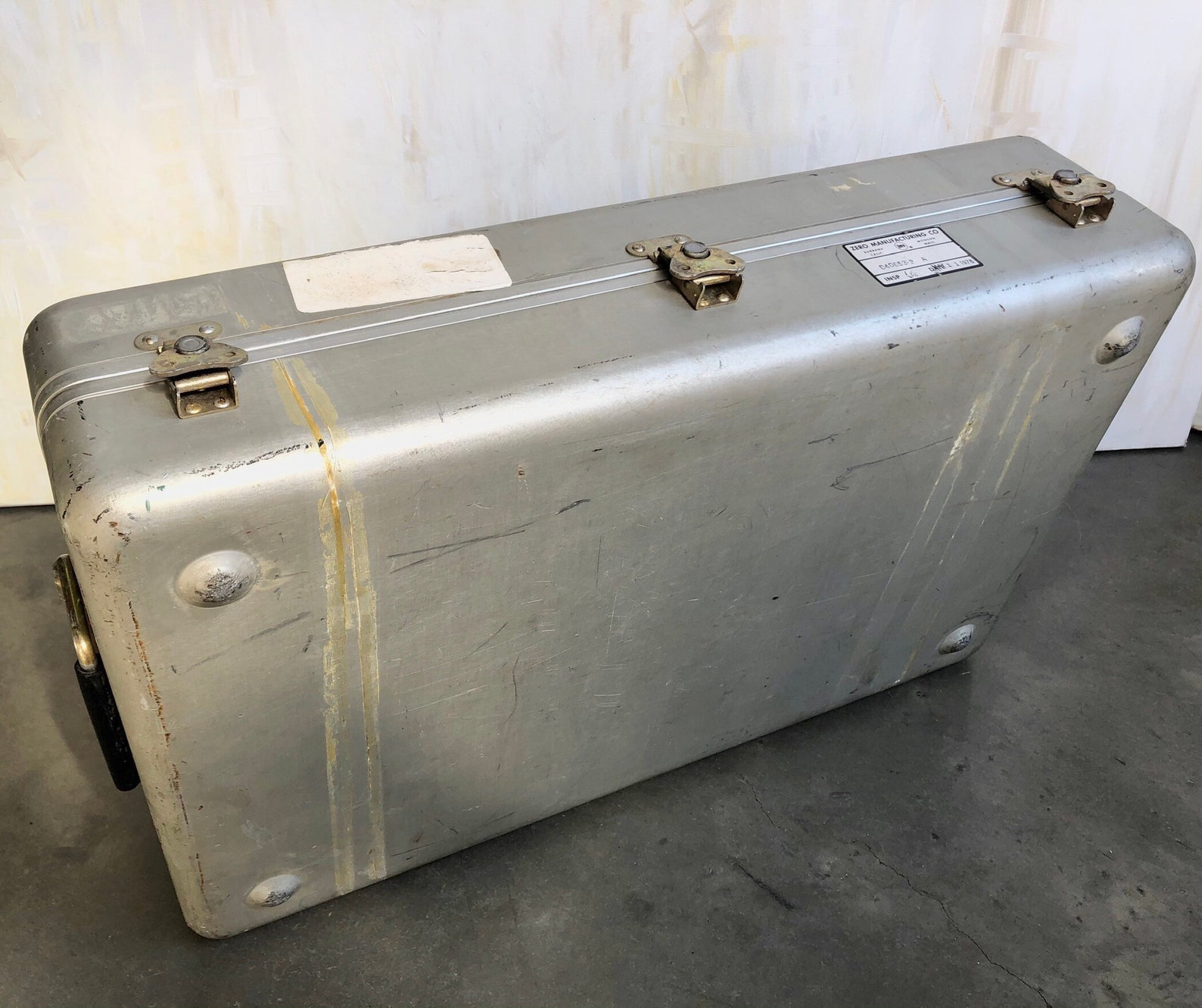 Very Rare Vintage Zero Manufacturing Co Suitcase Burbank CA Etsy