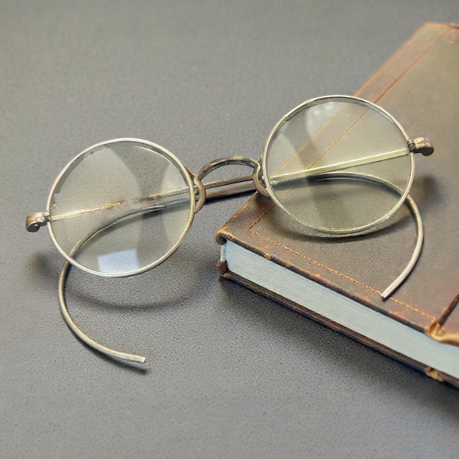Antique Wire Rim Glasses - Etsy display picture 1