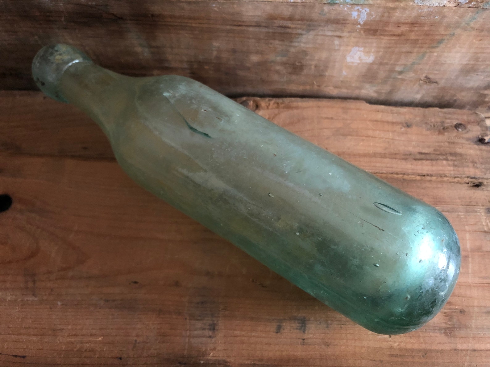 Antique Torpedo Bottle 1800's Round Bottom Bottle Etsy