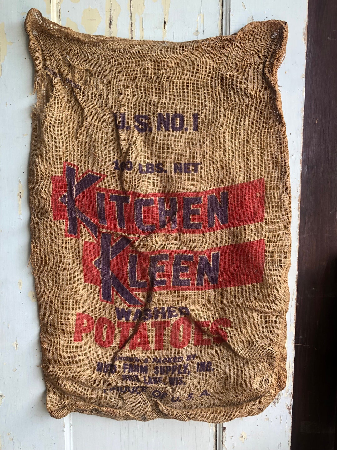 Kitchen Kleen Brand Potatoes, Nuto Farm Supply, Rice Lake, Wisconsin