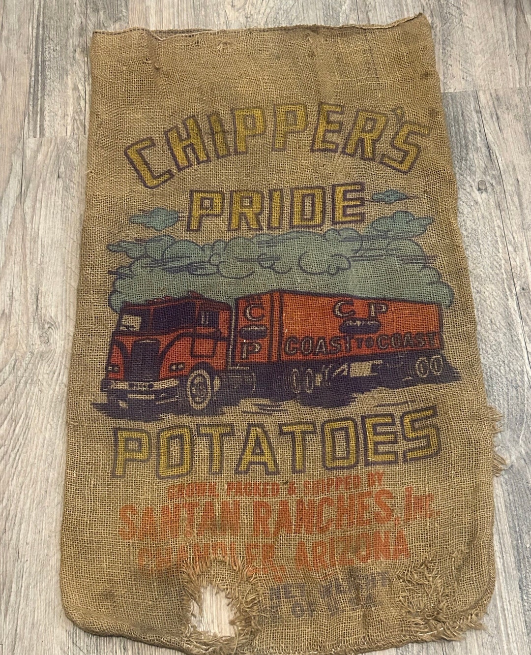 Chipper’s Pride Potatoe Sack, Santan Ranches, Inc Chandler, Arizona ...