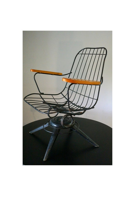 Mid Century Modern Homecrest Chair 1960 S Eames Era Model B25 Headliner Vintage Steel Rocking Meatl Wire Patio - Vintage Wire Patio Furniture Mid Century Modern Homecrest Chair 1960 S Eames Era Model B25 Headliner Vintage Steel Rocking Meatl Wire Patio - Vintage Wire Patio Furniture