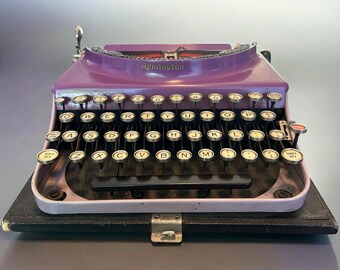 1930's Remington Portable #3 Typewriter With Case and Key