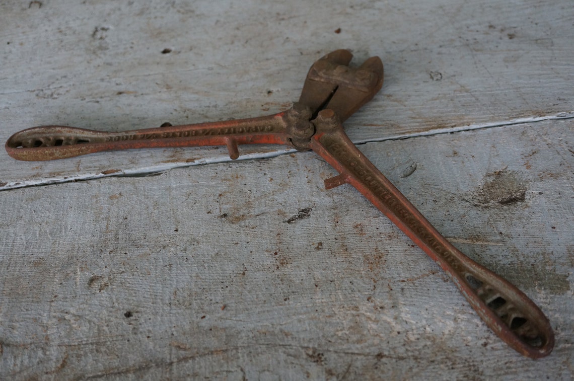 Vintage Bolt Cutters New Easy Bolt Cutters HK Porter Everett Etsy