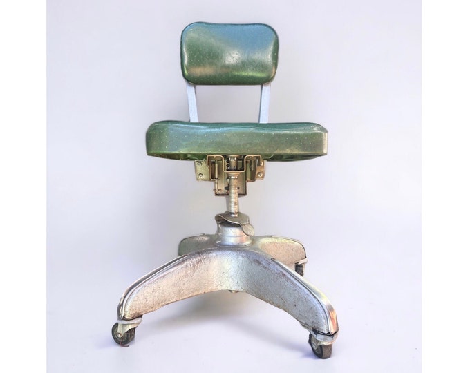 Mid Century Industrial Colesteel Office Chair, Mid Century Modern Office Chair, 1950 Cole