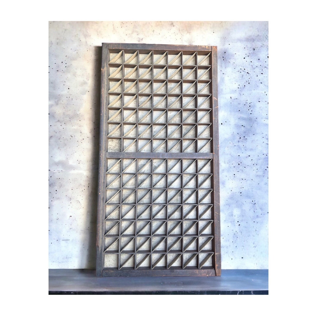 Vintage Printer Press Tray With Railway Express Agency Inc. Sticker